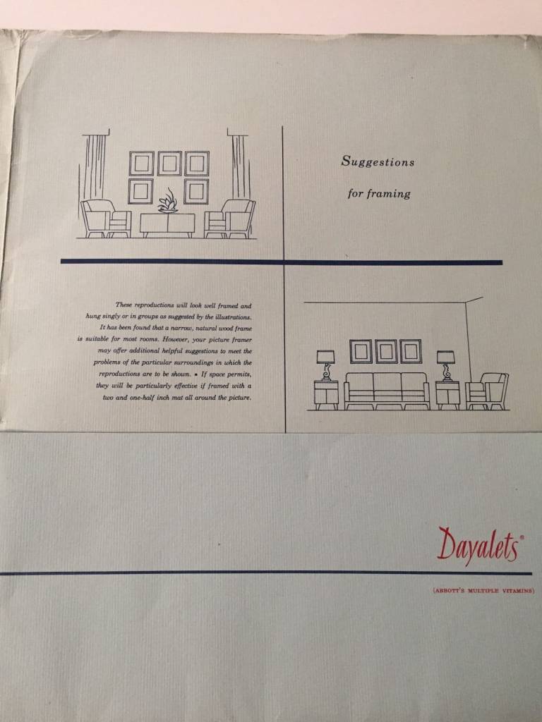 Dayalets vitamins 1950 mascot posters foo