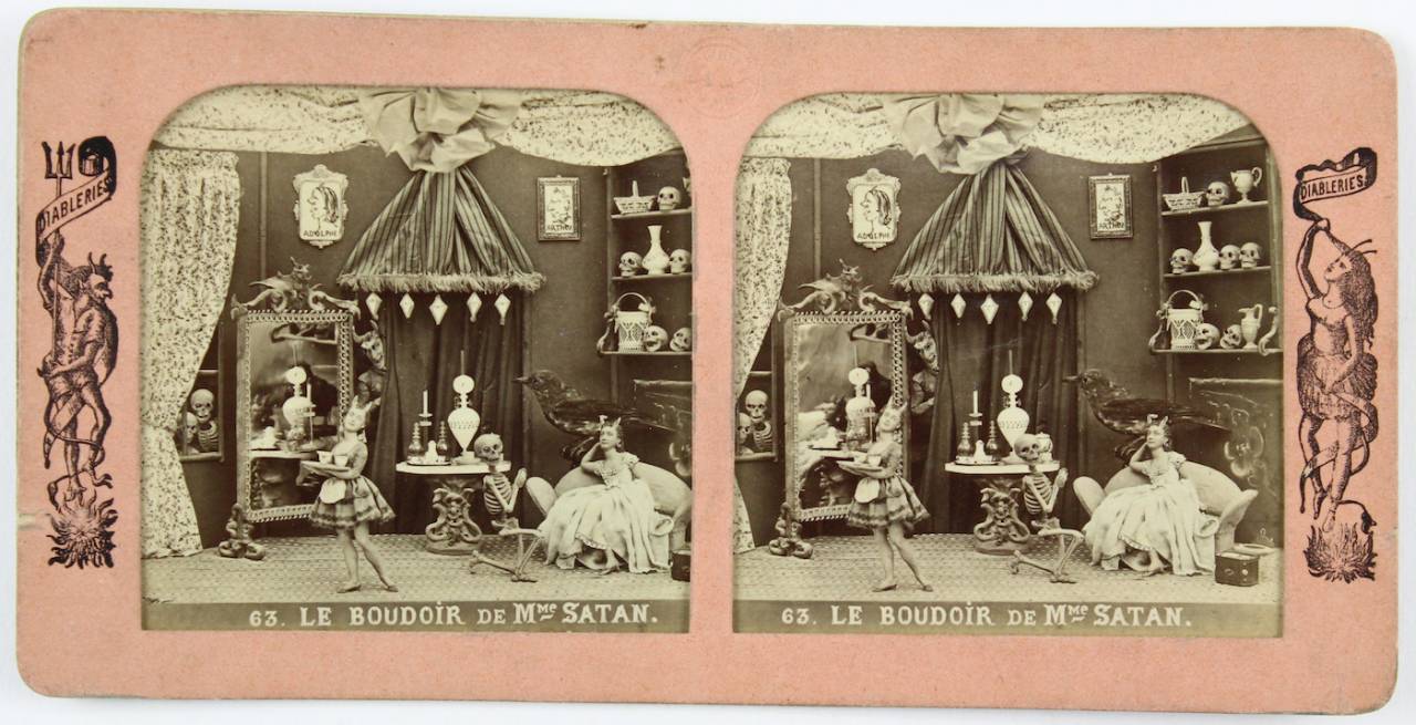 STEREOSCOPIC Satan 1860