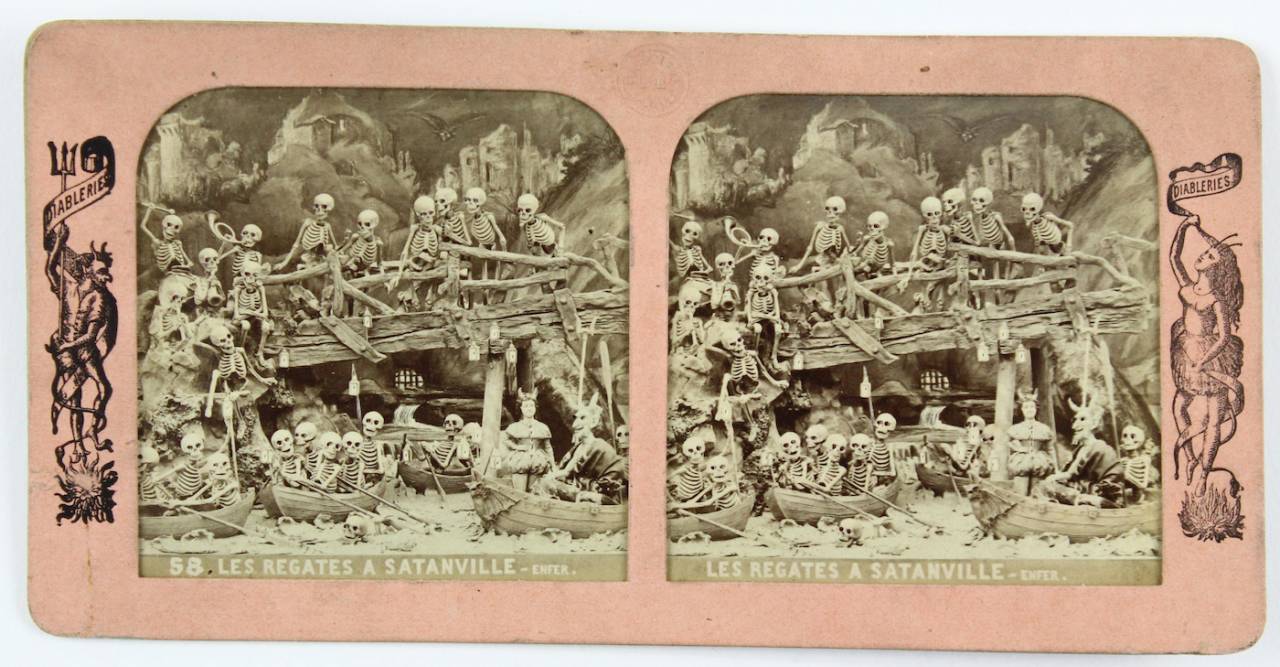 STEREOSCOPIC Satan 1860