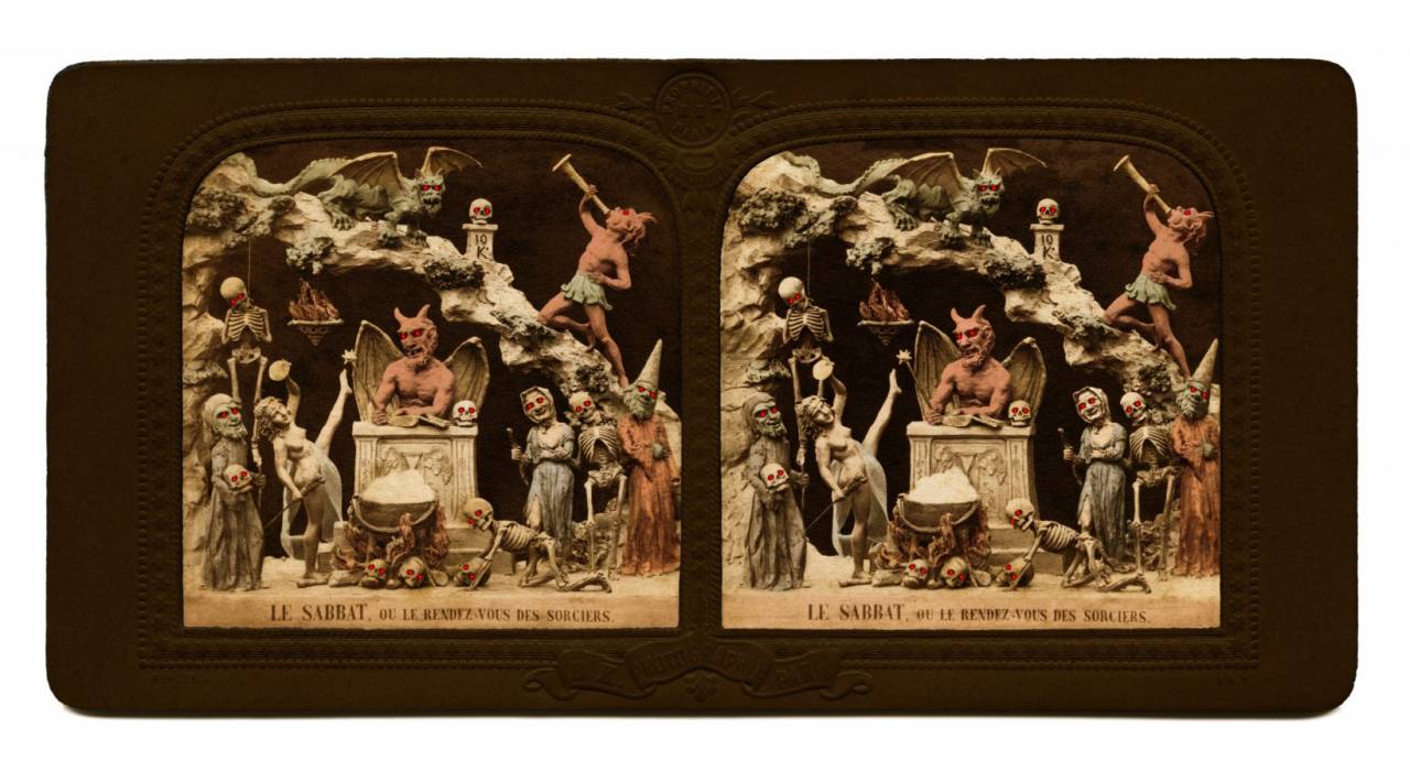 STEREOSCOPIC Satan 1860