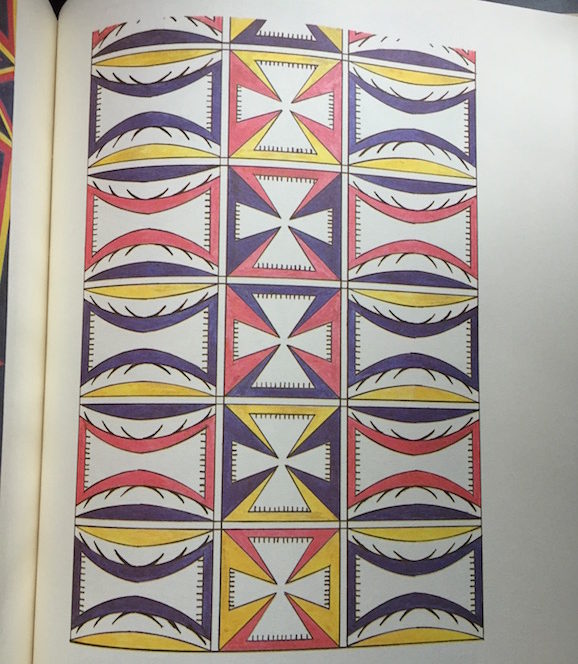Trunk design from the Fox tribe (the Meskwaki)