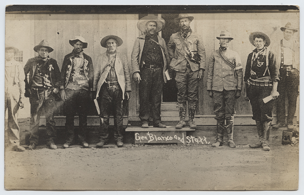 Title: Gen Blanco and Staff. Creator: Unknown Date: ca. 1910-1918