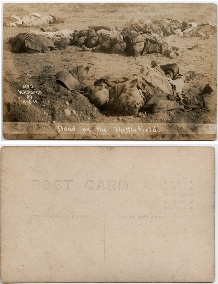Dead on the battlefield Title: Dead on the battlefield Creator: Horne, Walter H., 1883-1921 Date: 1913
