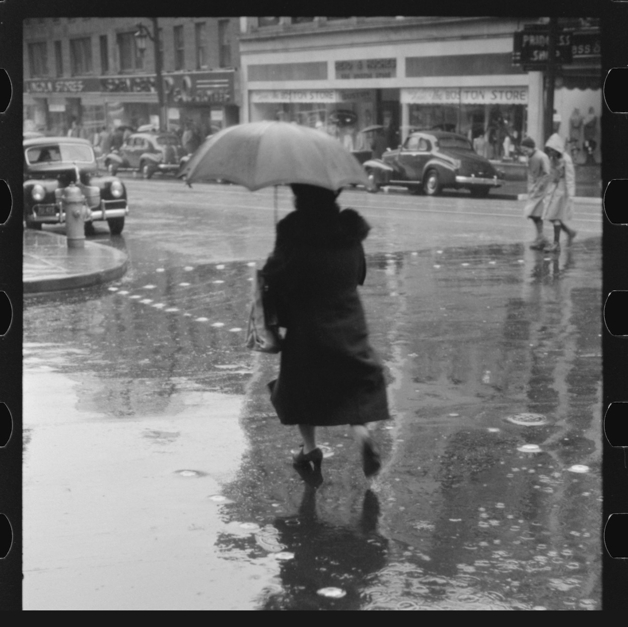 Scenes From A Rainy Day In Norwich, Connecticut by Jack Delano (1940 ...