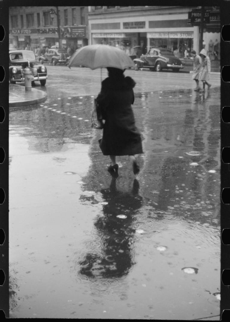Scenes From A Rainy Day In Norwich, Connecticut by Jack Delano (1940 ...