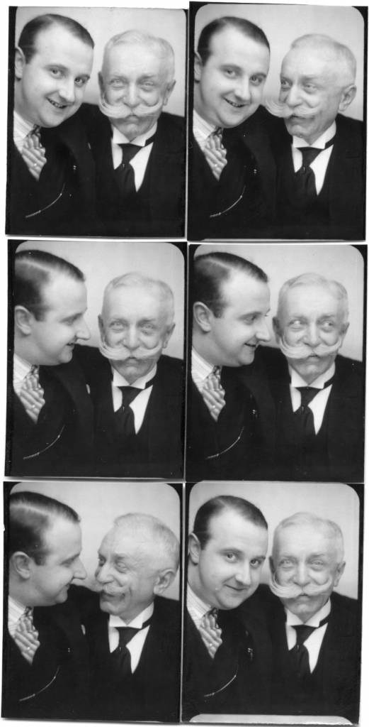 Le photographe Willy Michel (à gauche) et Georges Chepfer (1870-1945), humoriste et chansonnier