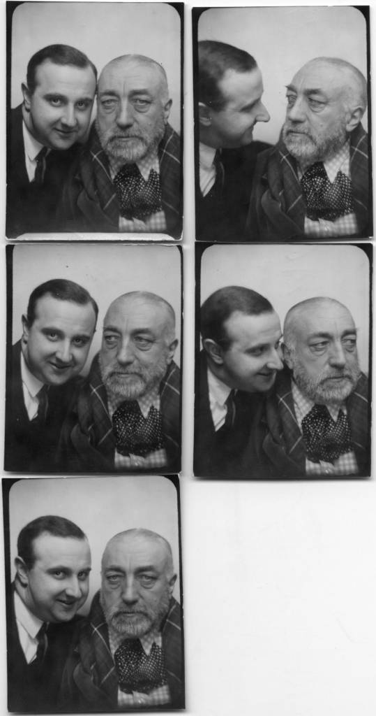 Le photographe Willy Michel (à gauche) et Paul Poiret (1879-1944), couturier