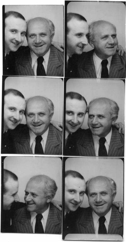 Le photographe Willy Michel (à gauche) et Ludwig Stössel (1883-1973), acteur de théâtre et de cinéma.