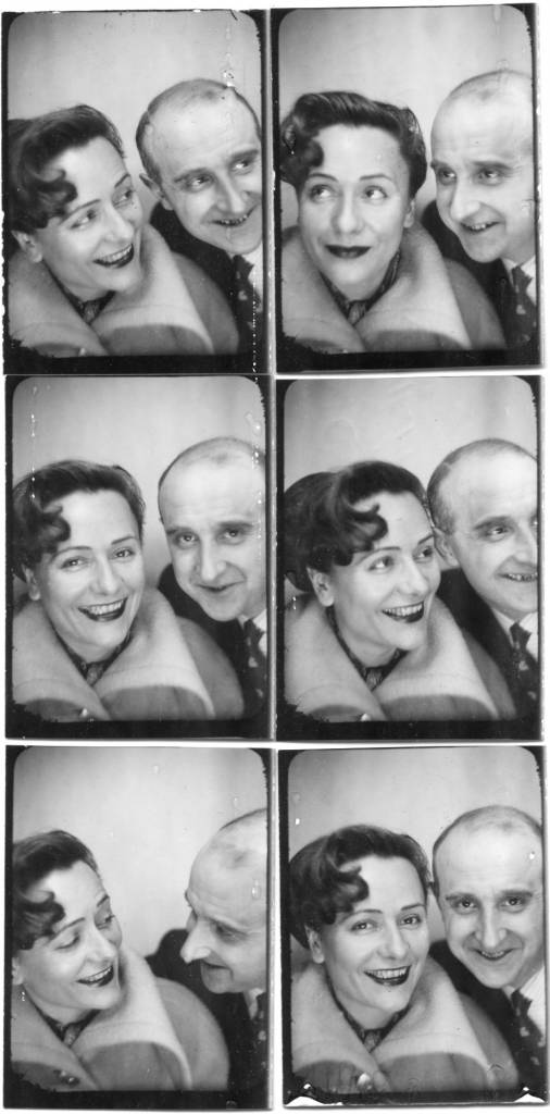 Le photographe Willy Michel et Denise Éveillard dite Vernac (1916-1984), actrice de cinéma (Le signal rouge, L'envers du paradis...). Le 10 mars 1949. Dernière femme d'Erich von Stroheim