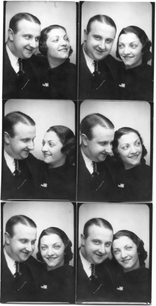 Le photographe Willy Michel et Céline Rhalawsky dite Lyne Clevers (1909-1991), actrice d'opérette (Toi c'est moi, Normandie...) et de cinéma (Remous, La kermesse héroïque...).