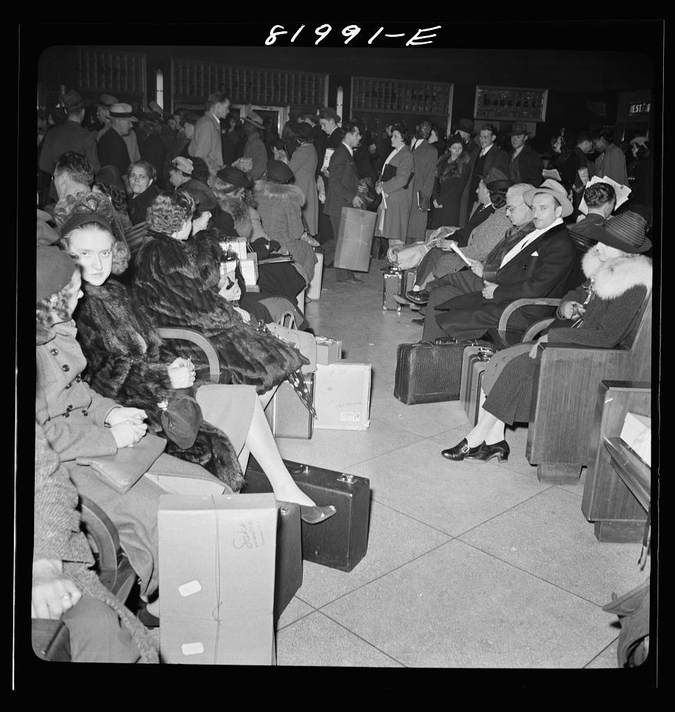 Washington, D.C. April, 1942. Greyhound bus terminal
