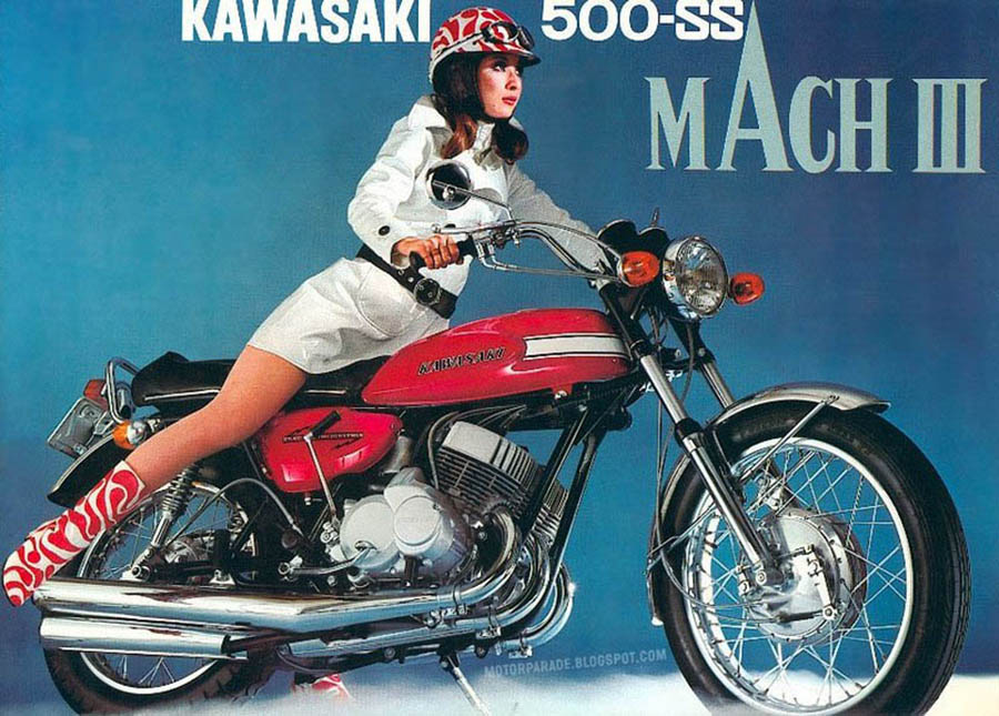 mach 3 motorcycle advert vintage