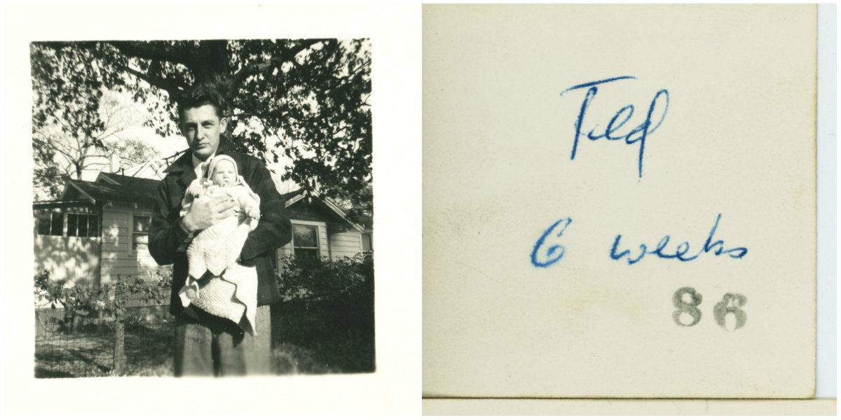 ted polhemus family album snapshots neptune new jersey 1948 1949