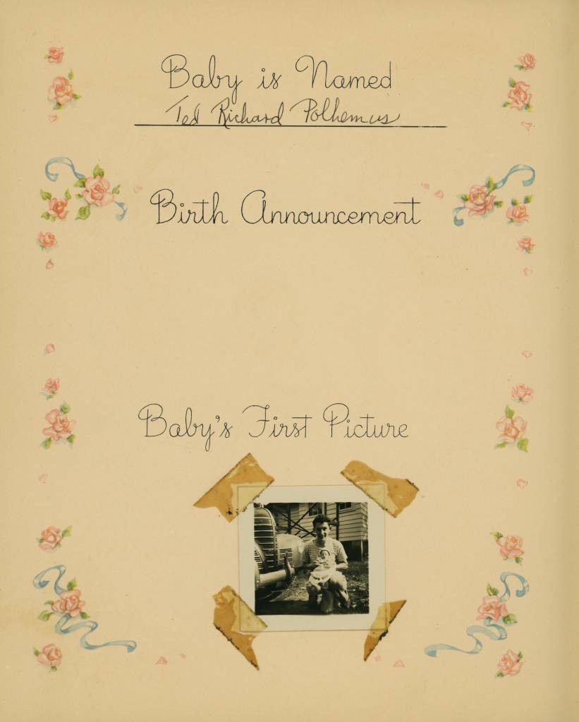 ted polhemus family album Newptune New Jersey 1940s