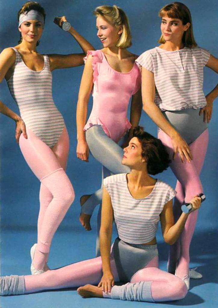 vintage aerobics fashion Flashbak