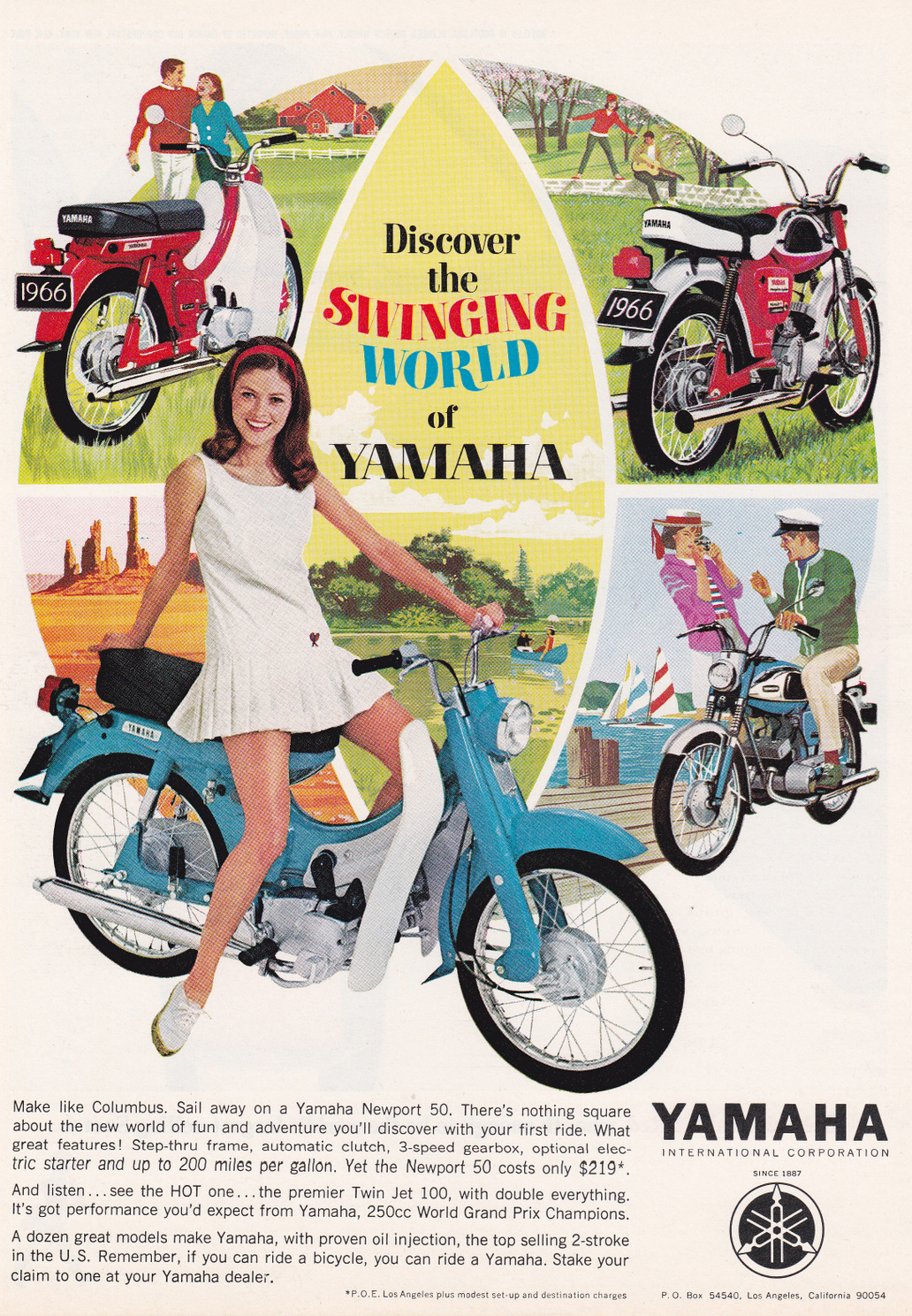 Groovy Chicks Selling Motorbikes 1960s Sexy Swingin