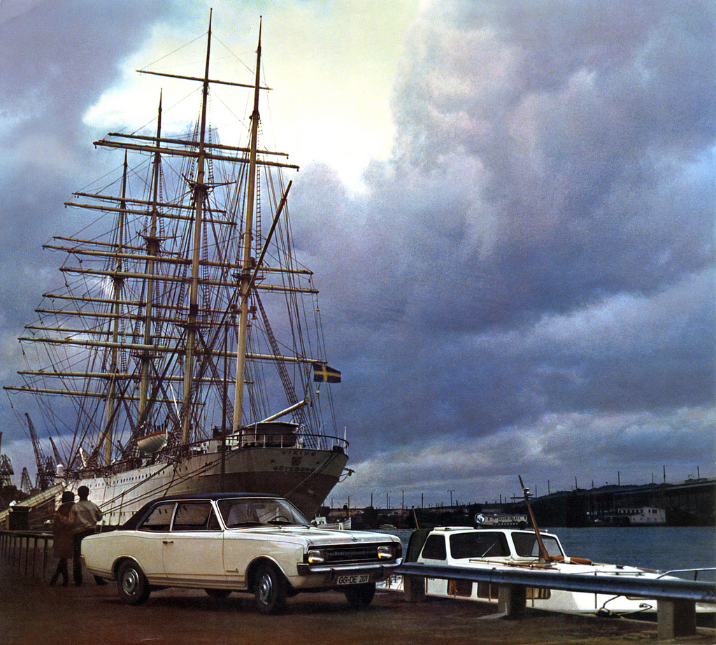 Opel Commodore 2dr Göteborg harbor, Sweden