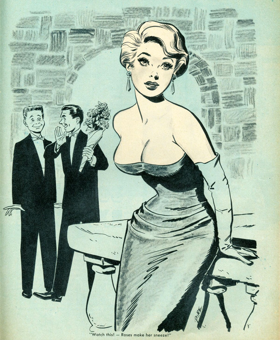 70s Cartoons Xxx - Men Misbehaving in Mid-Century Adult Magazine Cartoons ...