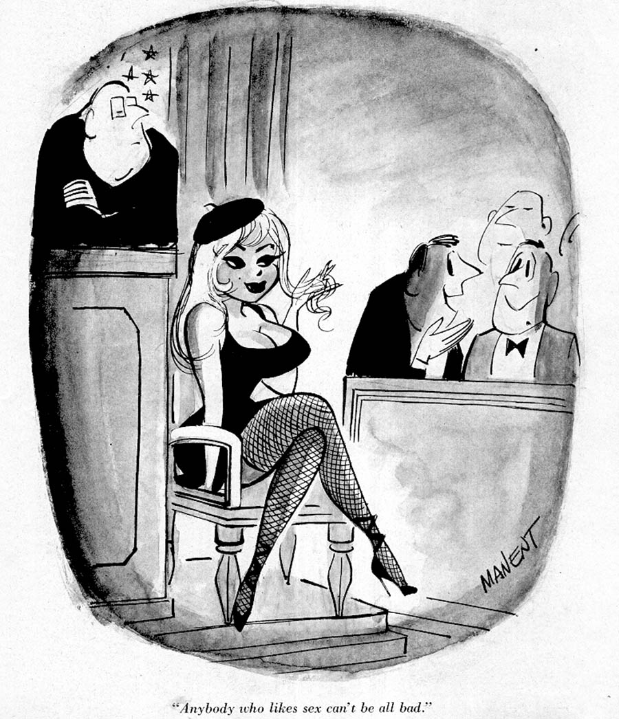 Men Misbehaving in Mid-Century Adult Magazine Cartoons - Flashbak