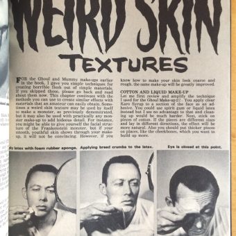 Get Into Films With The Do-It-Yourself Monster Make-Up Handbook by Dick Smith (1965)