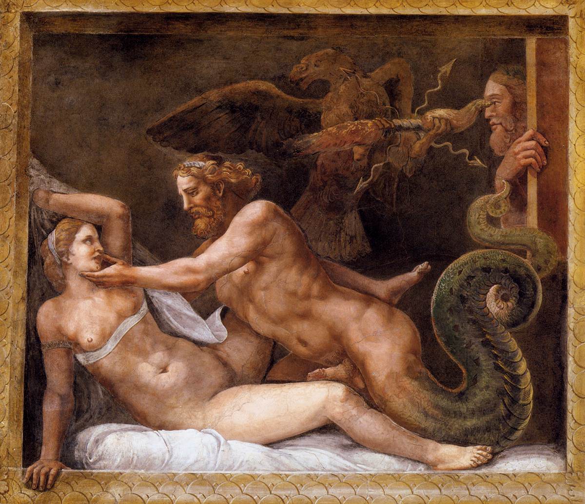 Giulio_Romano_-_Jupiter_Seducing_Olympias_-_WGA09573 - Flashbak