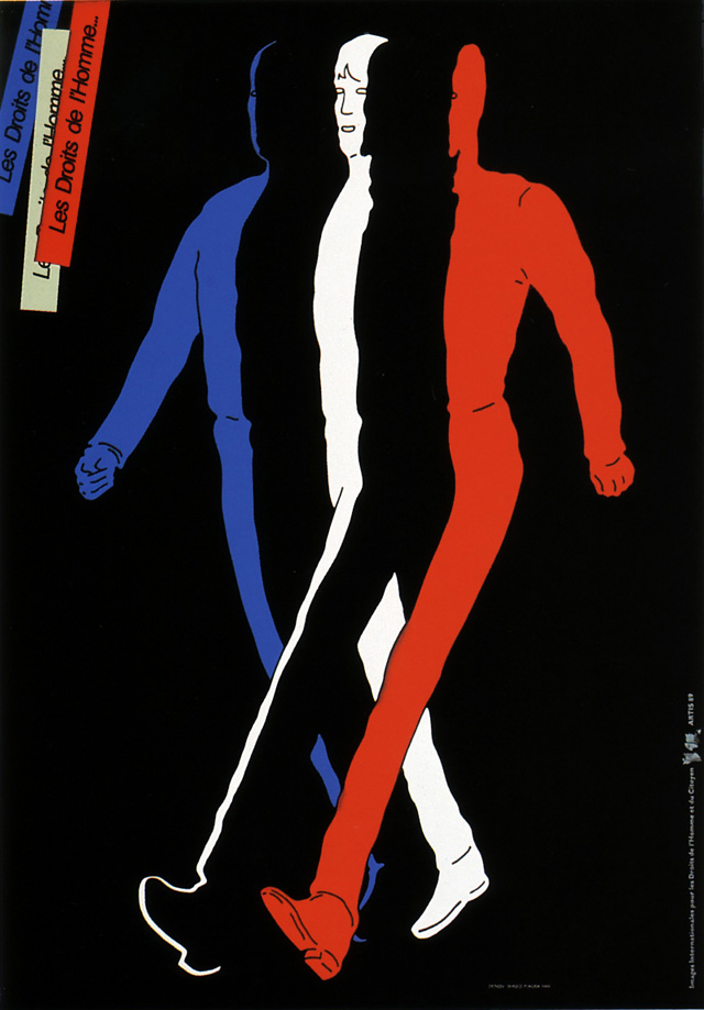 Human rights (Shigeo Fukuda, 1989)