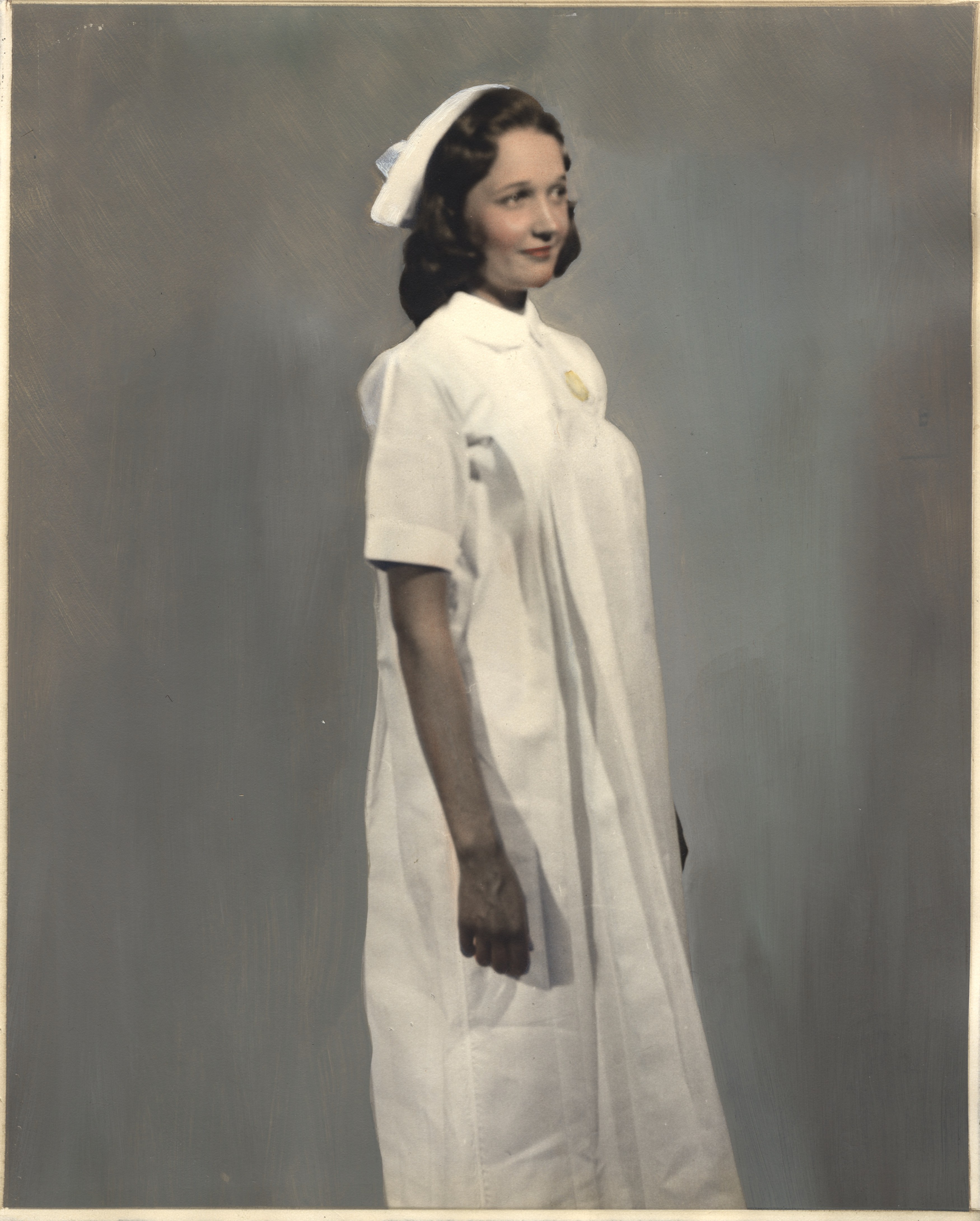 Nurse wearing uniform from Egypt