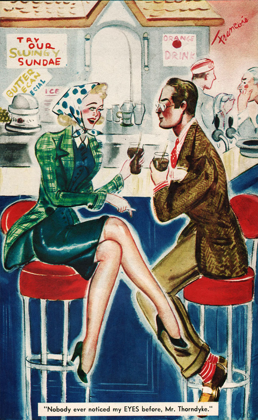 Men Misbehaving In Mid Century Adult Magazine Cartoons