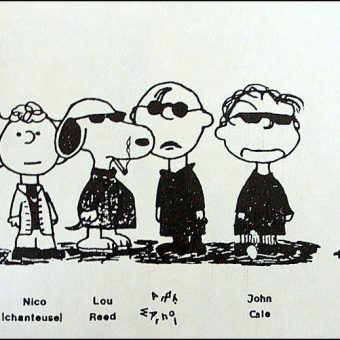 The Velvet Underground As Peanuts Characters