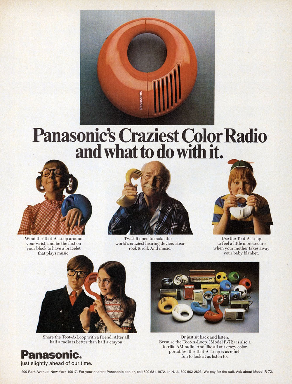 color radio advert