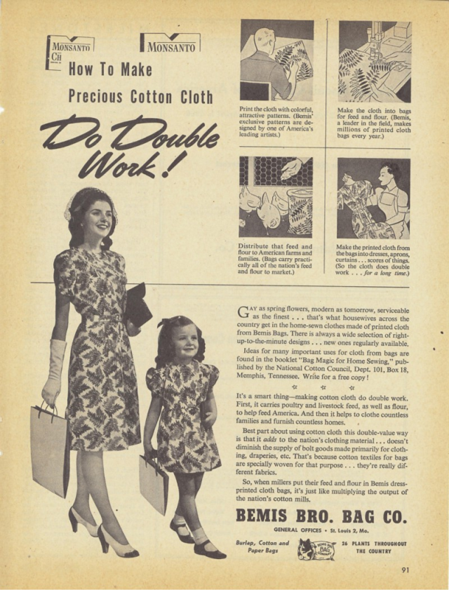 Feed Sack Fashions And Patterns of Depression Era America