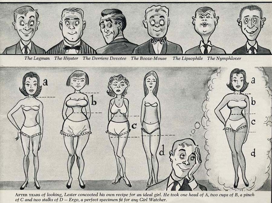 A Creepy 1959 Guide To Girl Watching Flashbak 0290