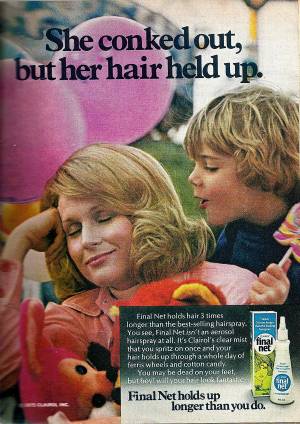 Frosted, Sprayed and Feathered: 20 Hair Product Ads from the 1970s ...