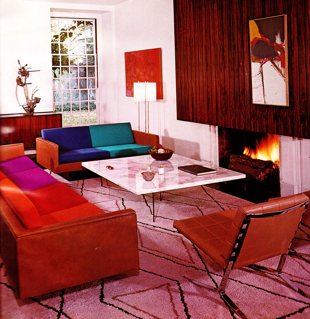 20 Years Of Living Rooms 1961 To 1981 Flashbak   152 Decoration U.S.A 1965 