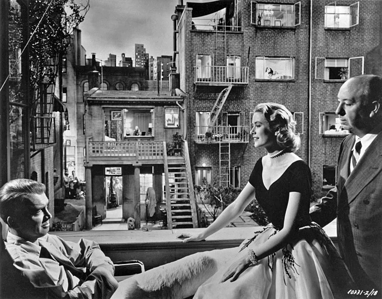 1954 ... 'Rear Window' - Jimmy Stewart, Grace Kelly, Alfred Hitchcock
