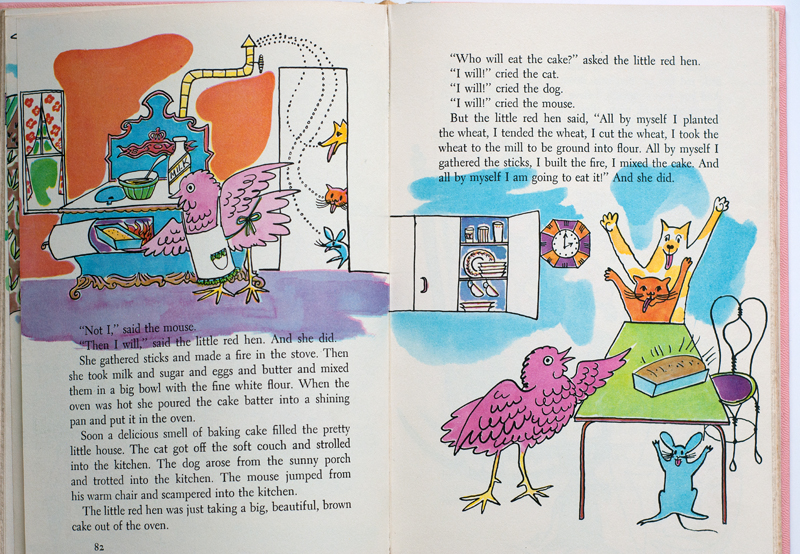 Andy warhol the little red hen big