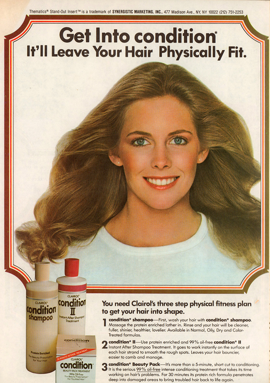 Frosted, Sprayed and Feathered: 20 Hair Product Ads from the 1970s -  Flashbak