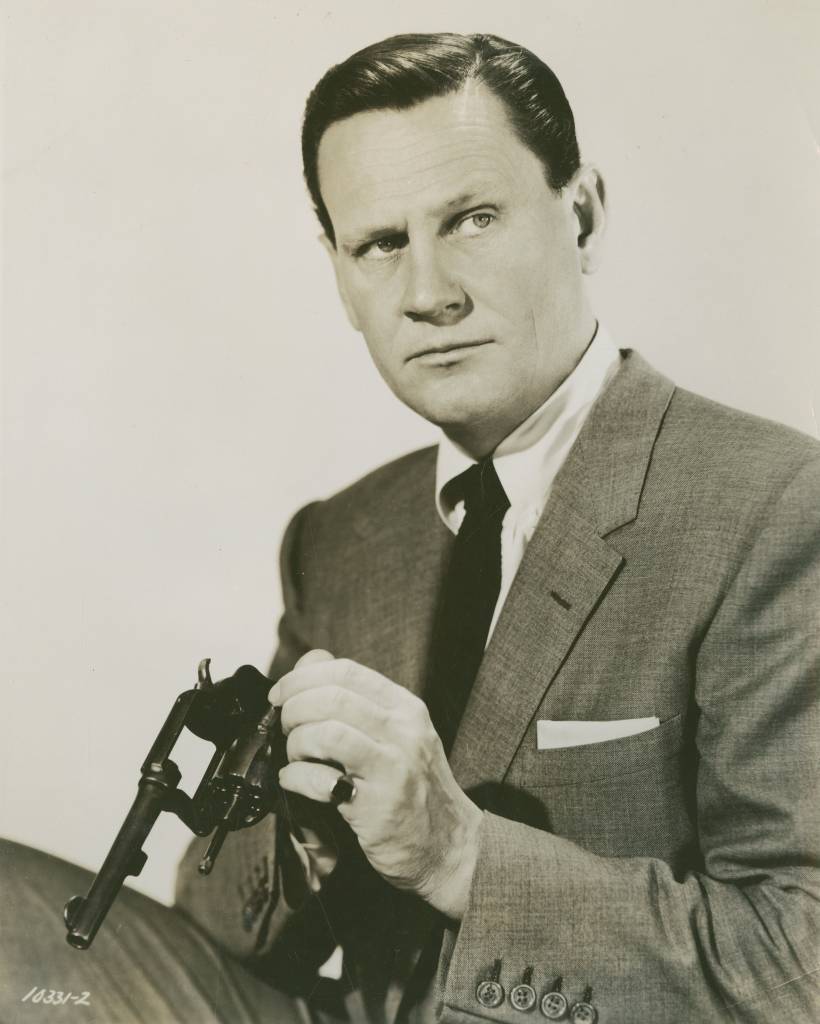 Portrait of Wendell Corey for Rear window directed by Alfred Hitchcock, 1954