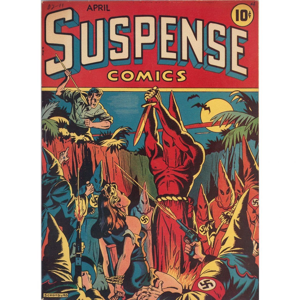 Suspense Comnics: An Infamous Nazi Torture Bondage Comic Book (1944) -  Flashbak