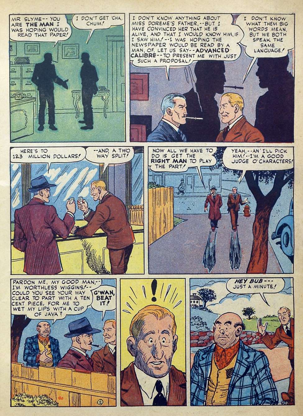 Suspense Comics #3 from 1944 1 Nazi comic