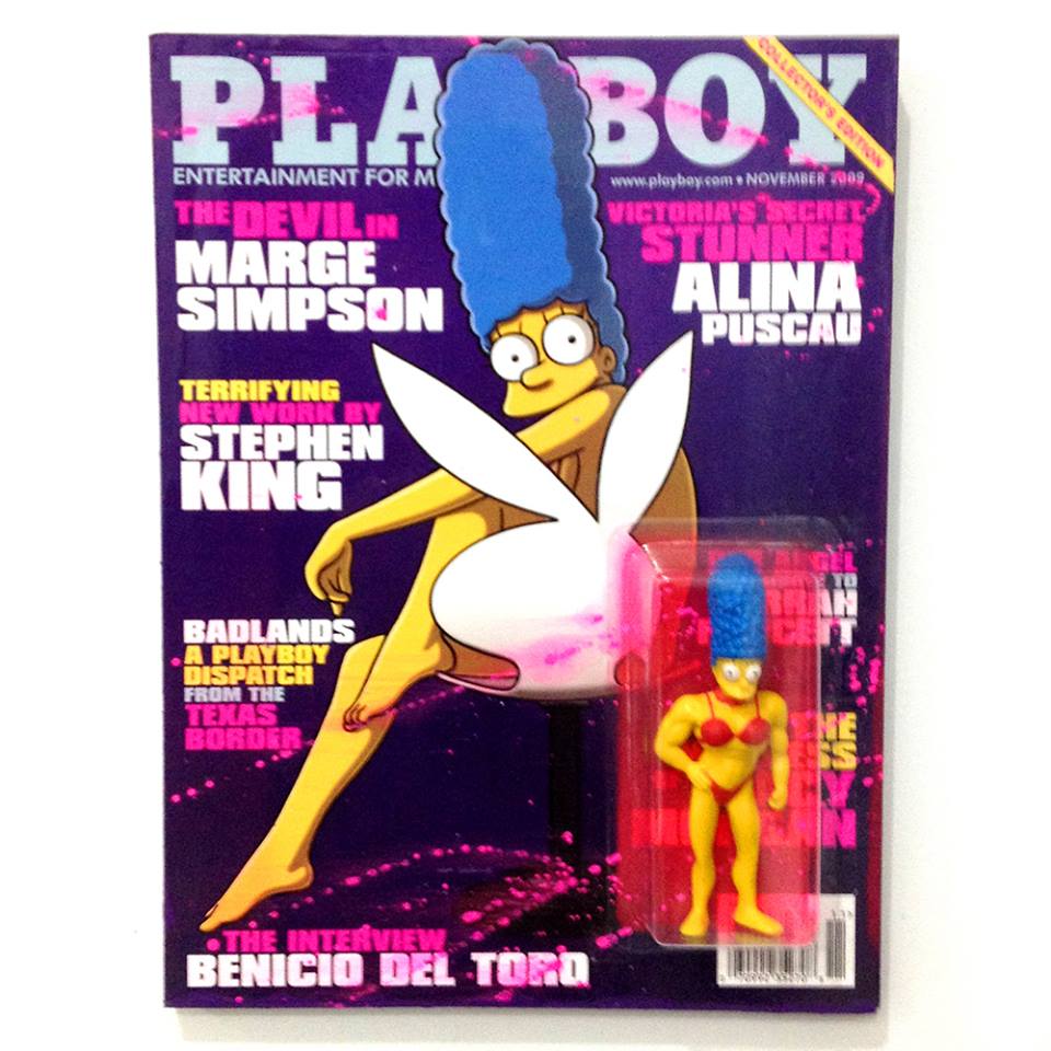 Marge Simpson action figure Playboy