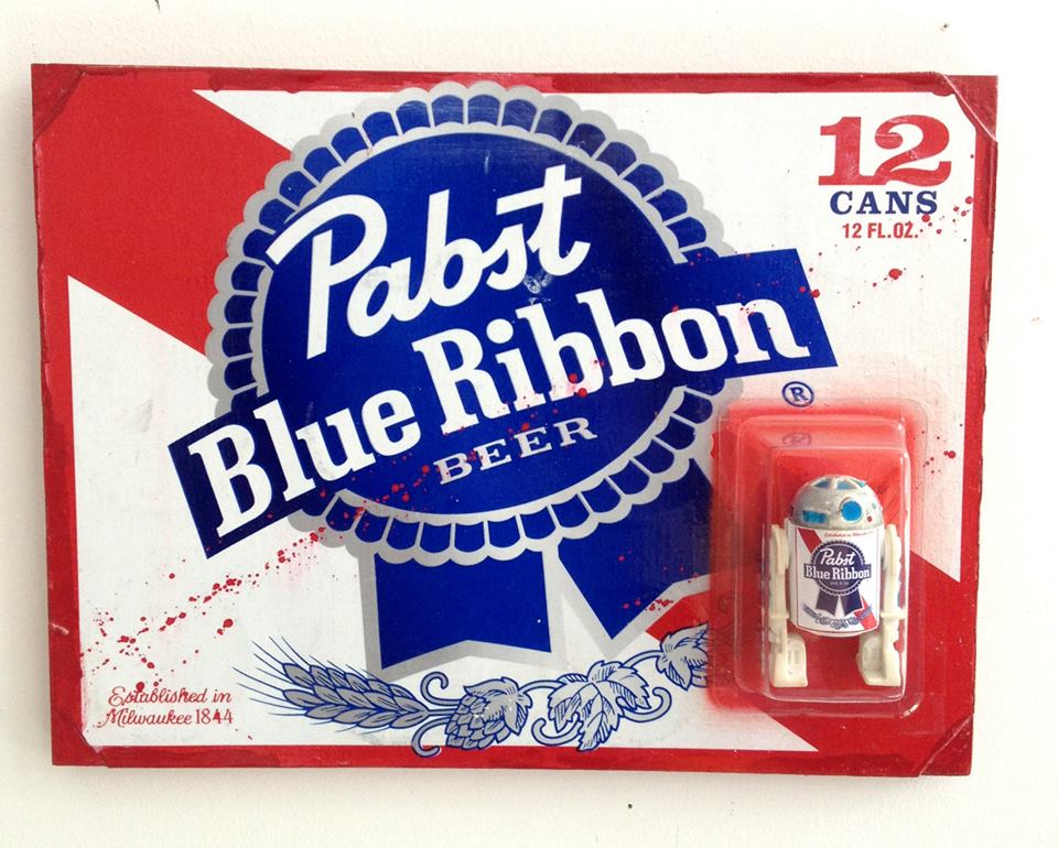 Pabst R2D2 action figure Star Wars
