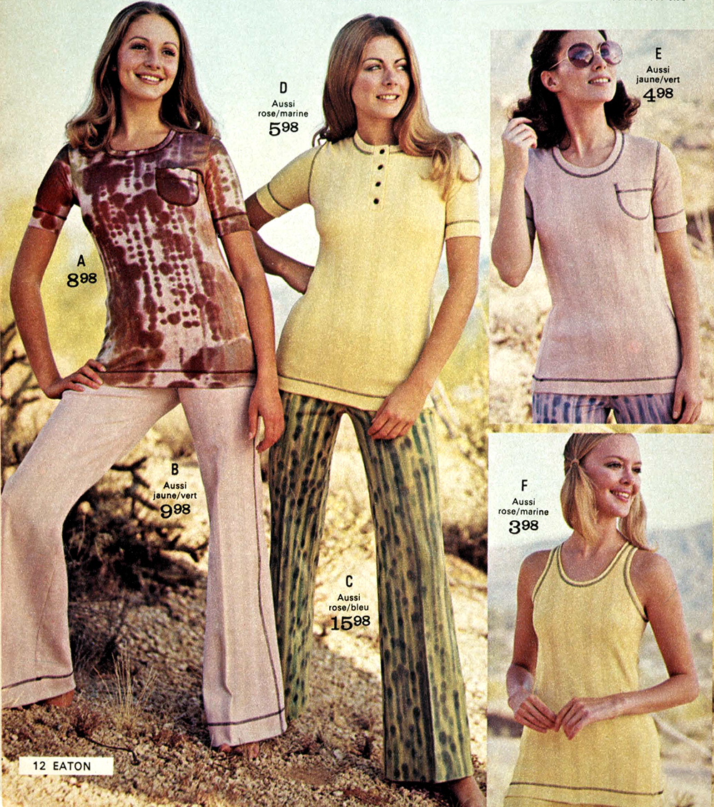 Eaton's Spring-Summer 1971 Catalog - Ladies' Fashions - Flashbak