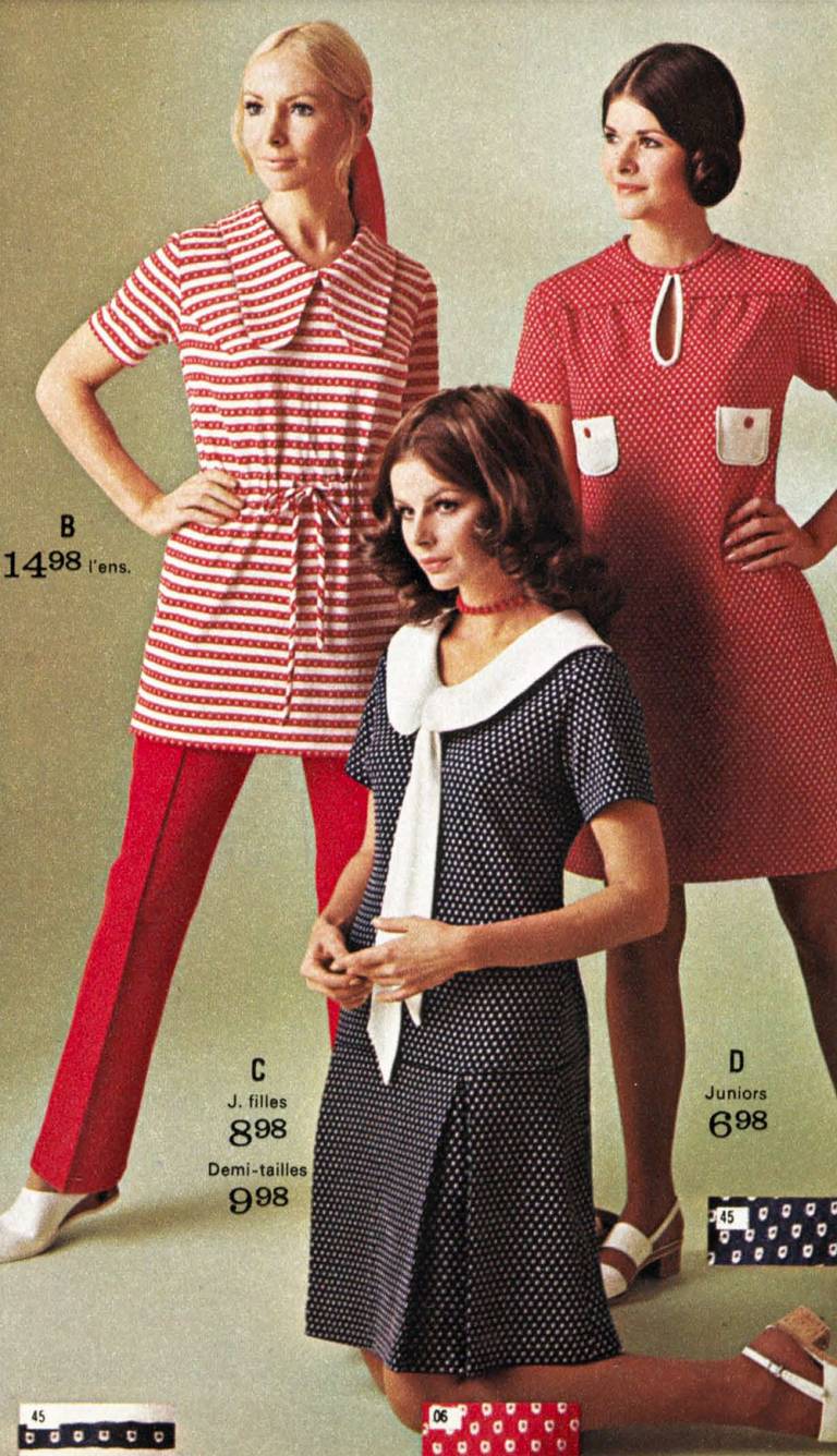 Eaton's Spring-Summer 1971 Catalog - Ladies' Fashions - Flashbak