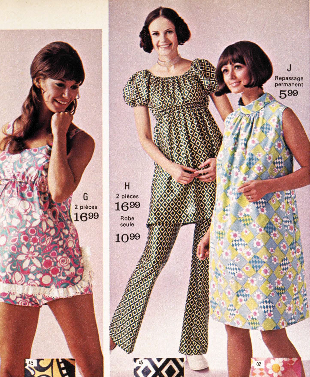 Eaton's Spring-Summer 1971 Catalog - Ladies' Fashions - Flashbak