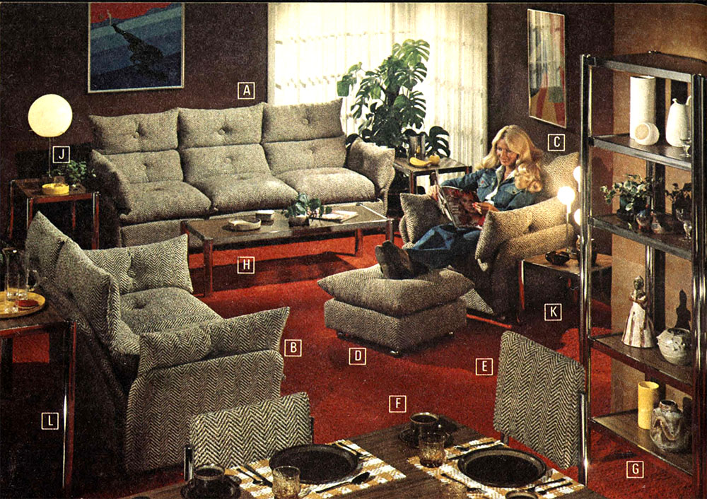 20 Years Of Living Rooms 1961 To 1981 Flashbak