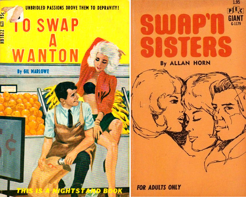 100  Sleazy "Swapping" Books of the 1960s and 70s