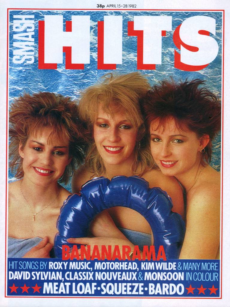 Bananarama Smash Hits, April 15, 1982 - p.01