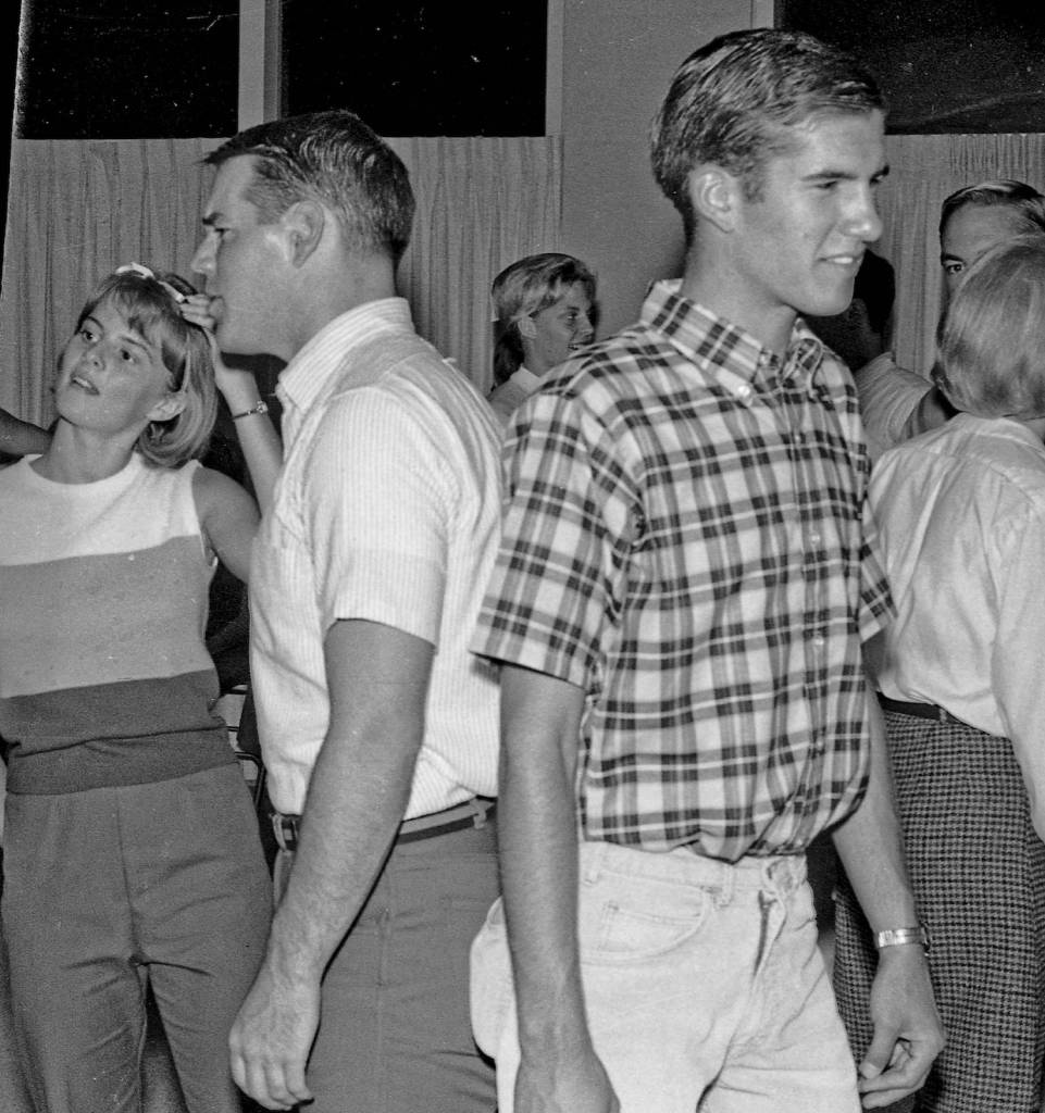 Casual dance party circa 1965, Fresno State College