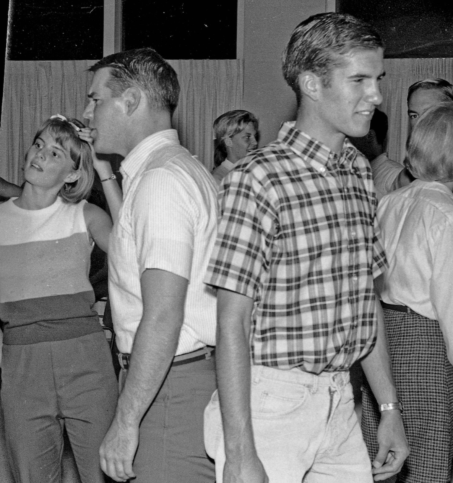 Casual dance party circa 1965, Fresno State College